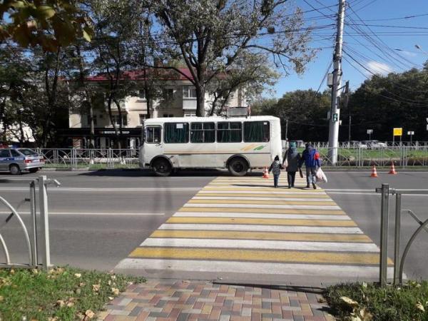 В Ставрополе на пешеходном переходе автобус сбил пожилую женщину